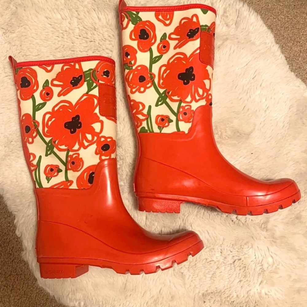Coach rain boots